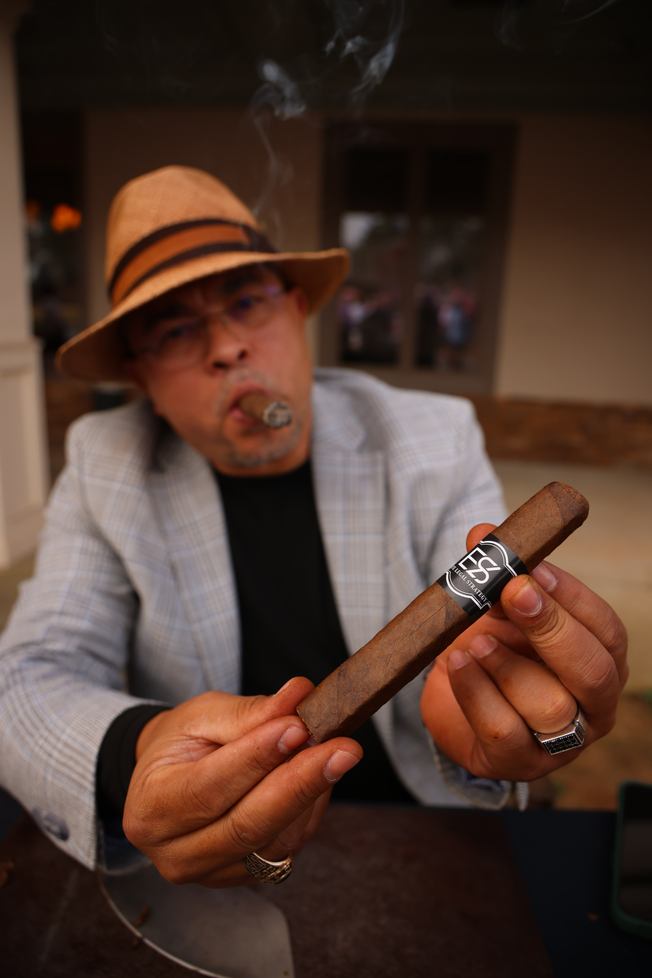 ELS-branded cigar at The Pinky Golf Tournament