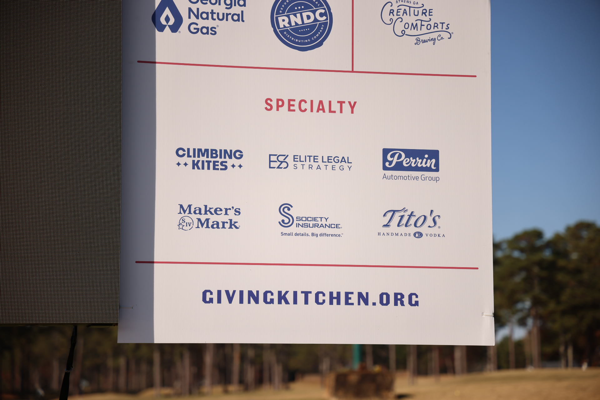 ELS listed as a specialty sponsor
