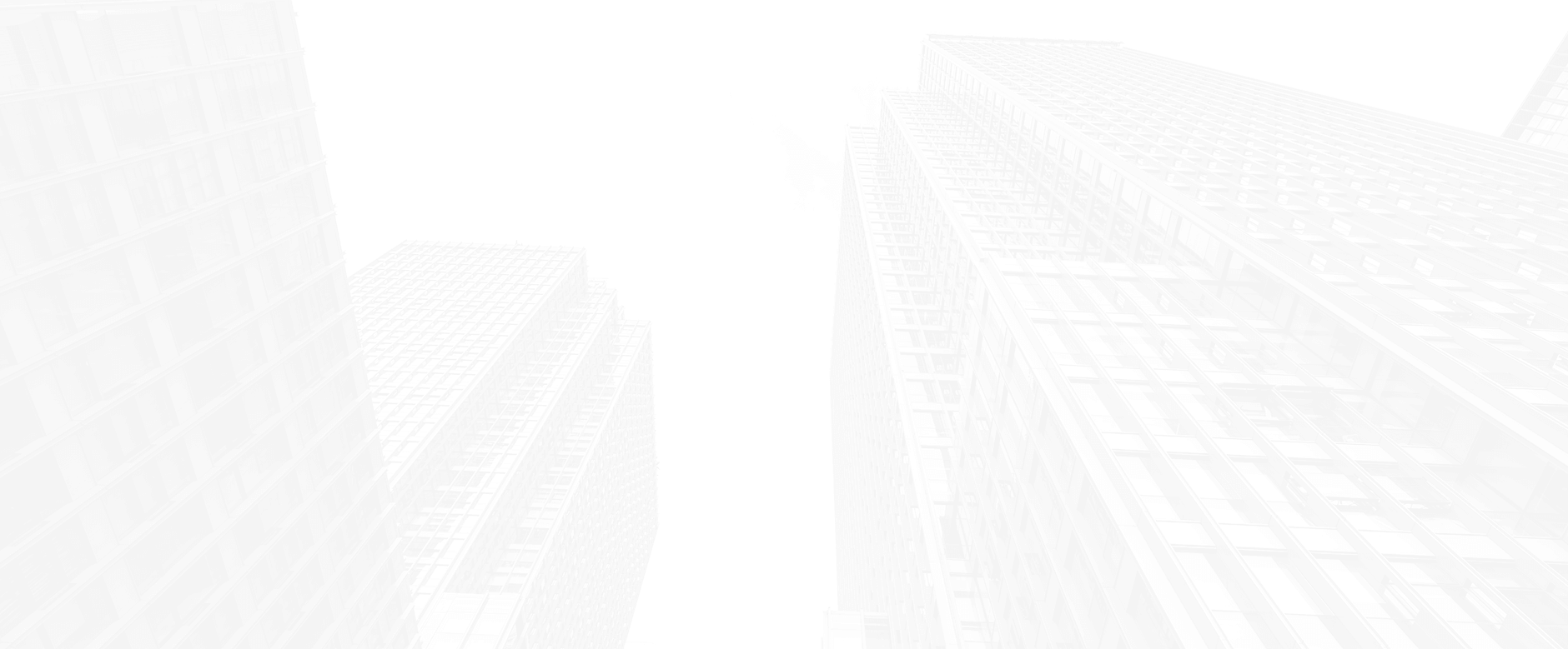 perspective shot looking up at buildings